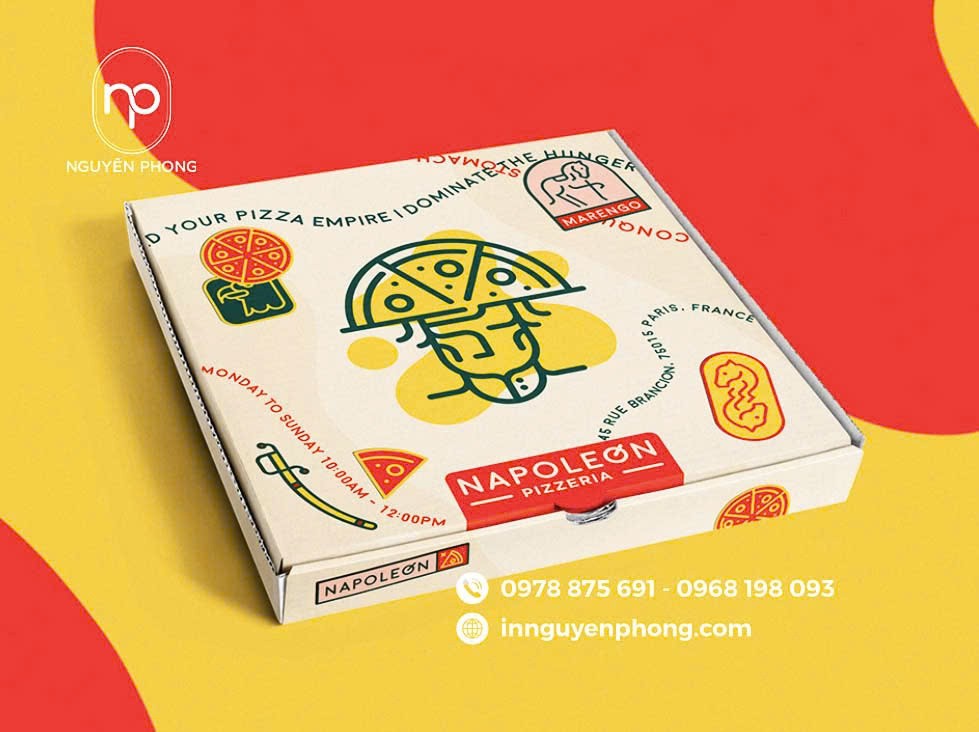 Hộp đựng pizza cao cấp 1